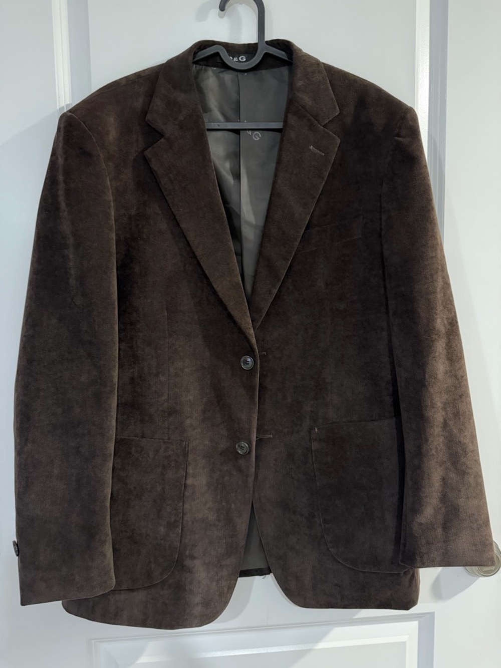 Dolce & Gabbana Dark Brown Corduroy Sport Coat - #57